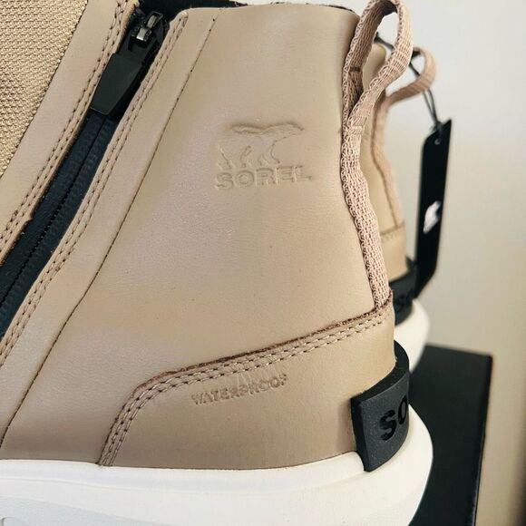 SOREL Explorer II Waterproof Bootie, Lightweight Taupe‎ Sea Salt, Size 9.5, NWT - Picture 5 of 17